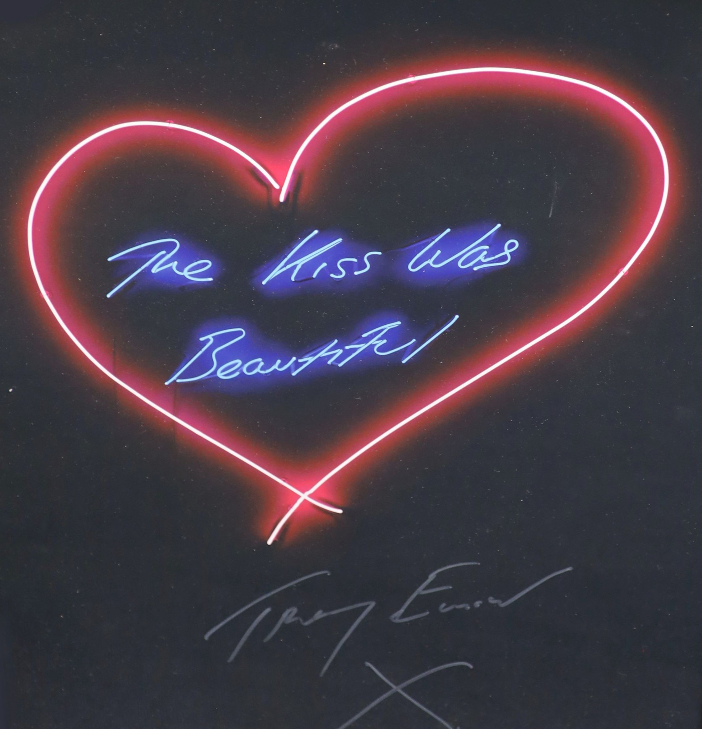 Tracey Emin (1963-), The Kiss Was Beautiful, 2013, Colour print, 69 x 49cm.